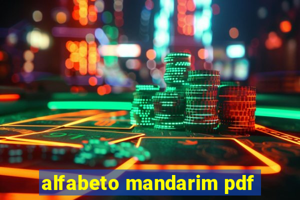 alfabeto mandarim pdf